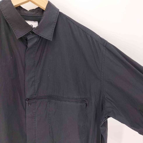 ワイスリー Y-3 20SS CLASSIC LONG SHIRT クラシック ロング シャツ ジップ デザイン メンズ JPN:S