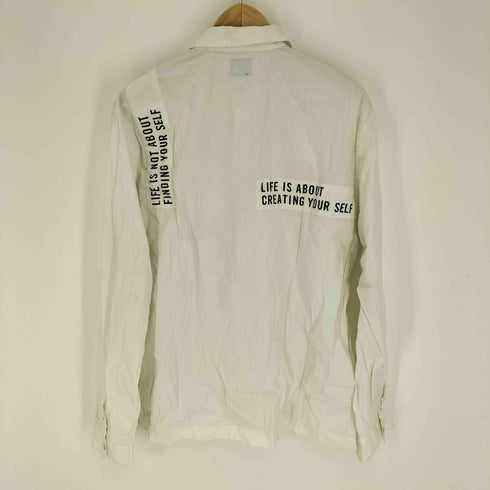 ダブルタップス WTAPS 11AW FURRIES パッチワーク メッセージ L/S シャツ メンズ JPN:L