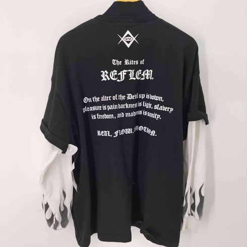 レフレム REFLEM フェイクレイヤードカットソー メンズ FREE