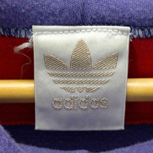 アディダス adidas デサント製 マルチカラー 刺繍プルオーバーフーディー メンズ JPN:L