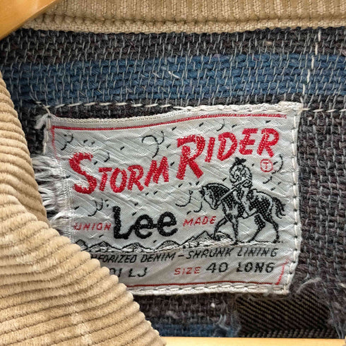 リー Lee 60s 101LJ STORM RIDER コーデュロイ切替デニムジャケット メンズ 40 LONG