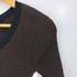 ユナイテッドアローズ UNITED ARROWS バックラウンド5分袖リブニットプルオーバー レディース