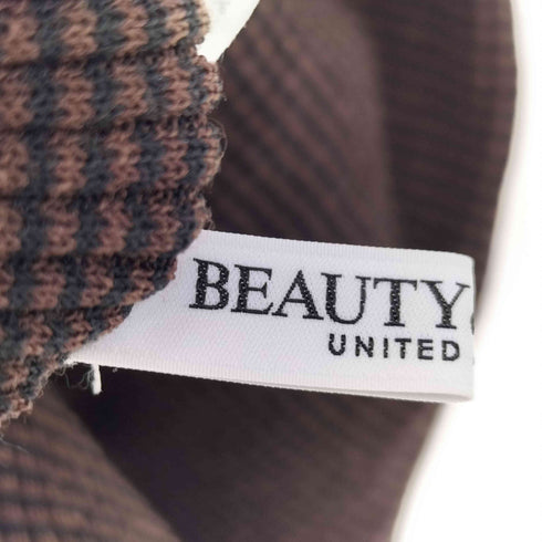 ユナイテッドアローズ UNITED ARROWS バックラウンド5分袖リブニットプルオーバー レディース