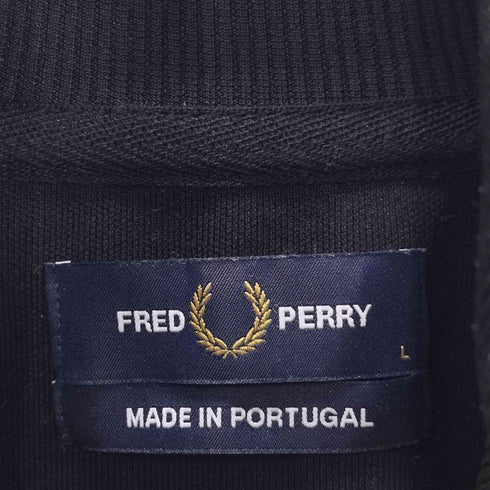 フレッドペリー FRED PERRY ロゴ刺繍 トラックジャケット メンズ JPN:L