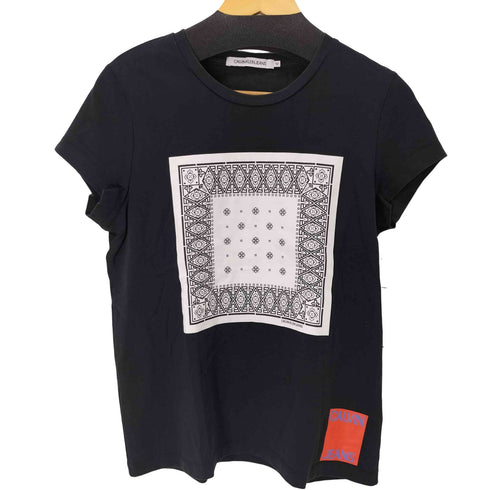 カルバンクラインジーンズ Calvin Klein Jeans バンダナ グラフィック Tシャツ レディース M
