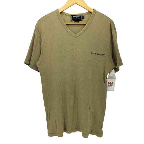 ポロスポーツラルフローレン POLO SPORT RALPH LAUREN ロゴプリント S/S Vネック Tシャツ メンズ import:M