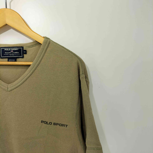 ポロスポーツラルフローレン POLO SPORT RALPH LAUREN ロゴプリント S/S Vネック Tシャツ メンズ import:M