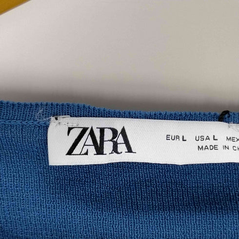 ザラ ZARA RUCHED KNIT TOP レディース JPN:L