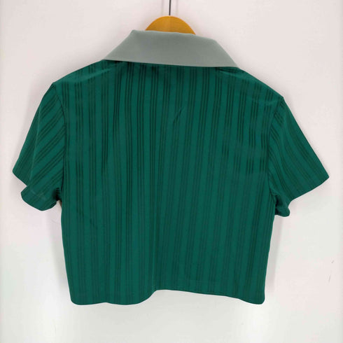 アディダスオリジナルス adidas Originals FOOTBALL JACQUARD V-NECK CROP POLO レディース JPN:XXL