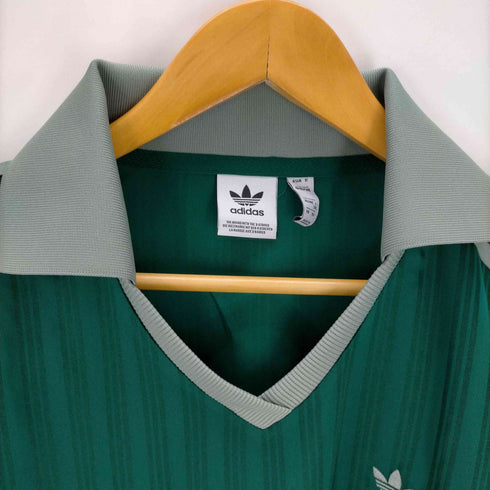 アディダスオリジナルス adidas Originals FOOTBALL JACQUARD V-NECK CROP POLO レディース JPN:XXL