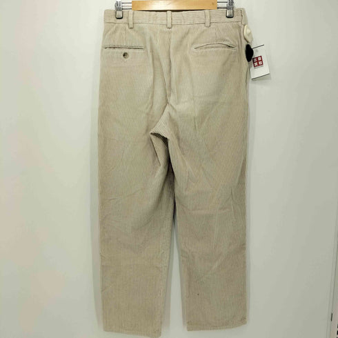 ランズエンド LANDS END 90S USA製 2タック 太畝 コーデュロイ パンツ メンズ 32