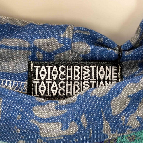 tatachristiane 異素材切り替え カットワークカットソー レディース FREE