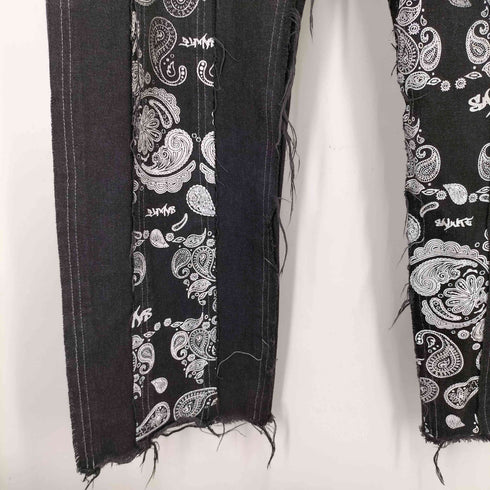 SALUTEHK バンダナ切り替えウォッシュドデニム Bandana Washed Pants メンズ S