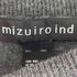 ミズイロインド mizuiro ind ウール100ショートポンチョ レディース