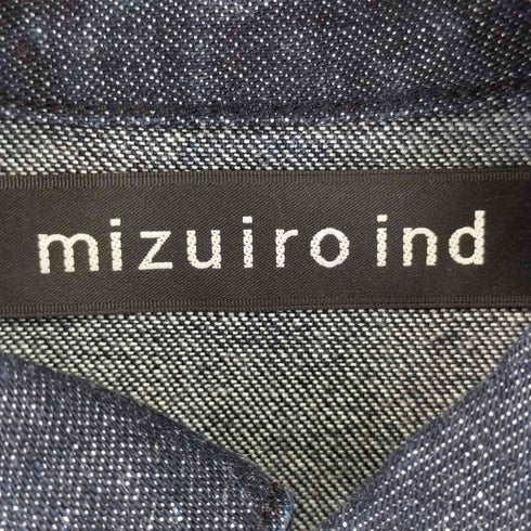 ミズイロインド mizuiro ind デニムジャケット レディース