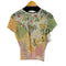 デシグアル Desigual 24SS レースフラワーTシャツ レディース import:L