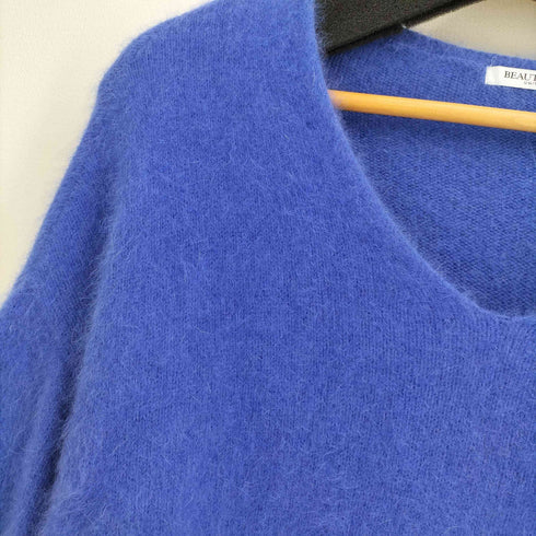 ビューティーアンドユースユナイテッドアローズ BEAUTY & YOUTH UNITED ARROWS 24AW フォックスカシミヤブレンド Vネックニットプルオーバー レディース FREE
