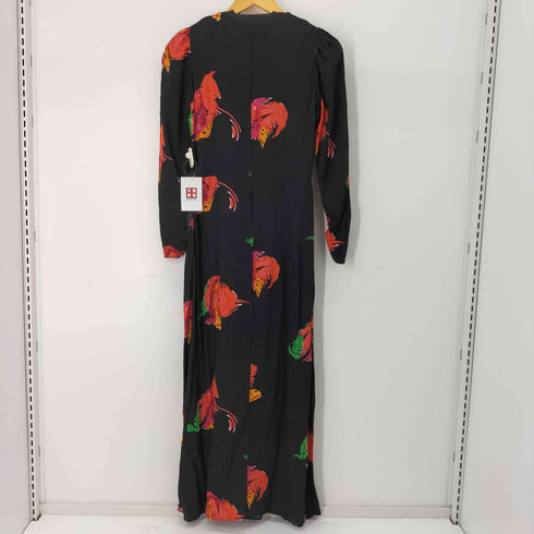 デシグアル Desigual スリット 花柄ロングワンピース レディース import:S