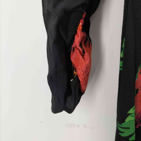 デシグアル Desigual スリット 花柄ロングワンピース レディース import:S
