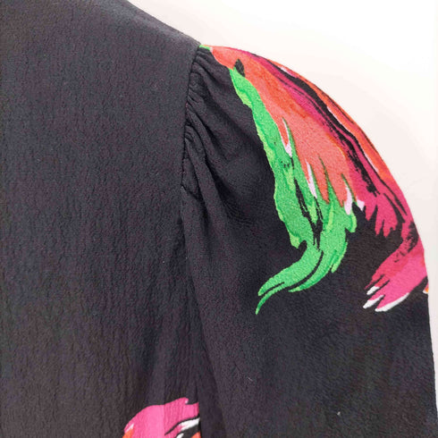 デシグアル Desigual スリット 花柄ロングワンピース レディース import:S