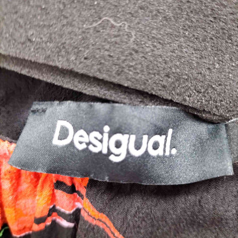 デシグアル Desigual スリット 花柄ロングワンピース レディース import:S