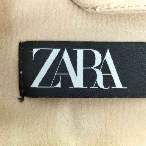 ザラ ZARA フェイクスウェード ウエストゴム トレンチコート レディース import:S