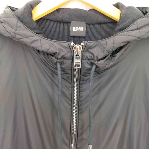 ボスヒューゴボス BOSS HUGO BOSS ニット切替 ダブルジップ フーデットジャケット メンズ