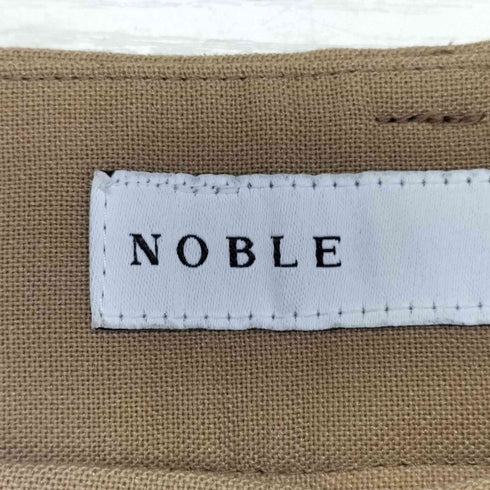 ノーブル Noble ダブルクロスベルボトムパンツ レディース 38