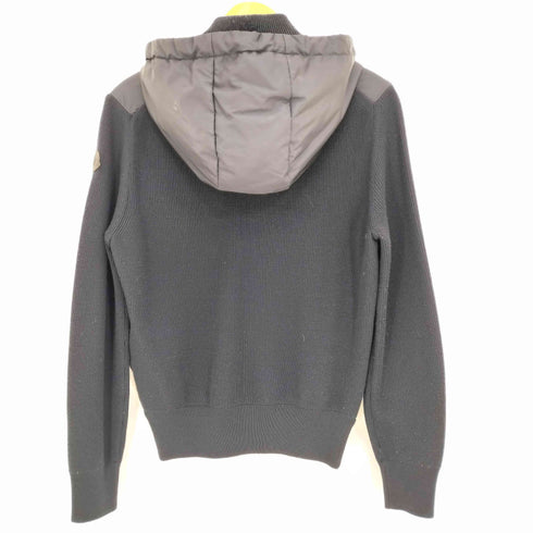 モンクレール MONCLER MAGLIONE TRICOT CARDIGAN ナイロン切替 フーデット マリオーネ トリコ カーディガン メンズ import:S