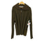 ダークビッケンバーグ DIRK BIKKEMBERGS MADE IN ITALY 90S~00S セーラカラー ウールジップニット メンズ import:L