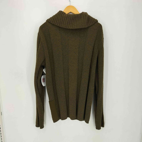 ダークビッケンバーグ DIRK BIKKEMBERGS MADE IN ITALY 90S~00S セーラカラー ウールジップニット メンズ import:L