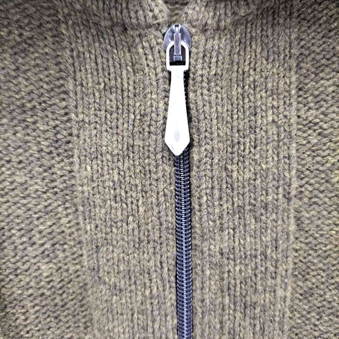 ダークビッケンバーグ DIRK BIKKEMBERGS MADE IN ITALY 90S~00S セーラカラー ウールジップニット メンズ import:L