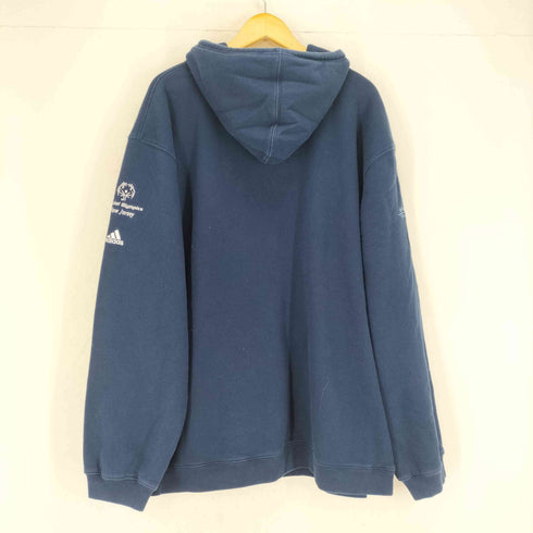 アディダス adidas ロゴ刺繍プルオーバーパーカー メンズ 3XL