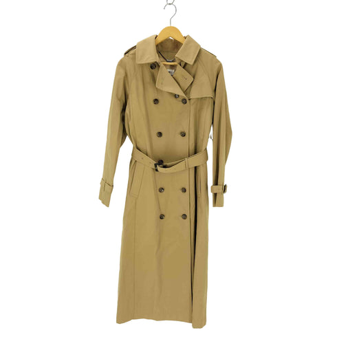 ノーウォス NOWOS long trench coat ロングトレンチコート レディース M