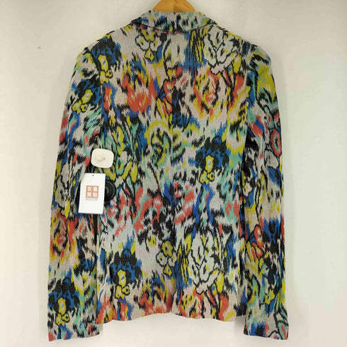 ミッソーニ MISSONI イタリア製 マルチカラーテーラードジャケット レディース 44