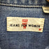 リーバイス Levis JEANS FOR WOMEN 90S 1997年製 香港製 コットン フラップポケット L/S デニム シャツ レディース import:M
