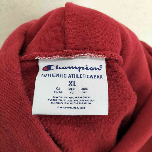 チャンピオン Champion フロントプリントプルオーバーパーカー メンズ JPN:XL