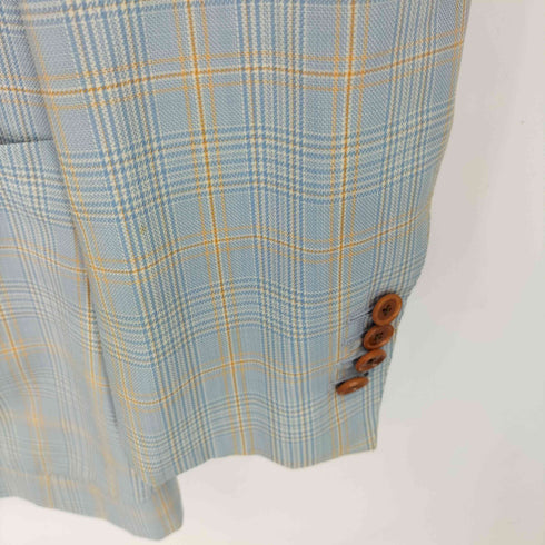 Takizawa Shigeru DORMEUIL ウール チェック柄 3B テーラードジャケット メンズ