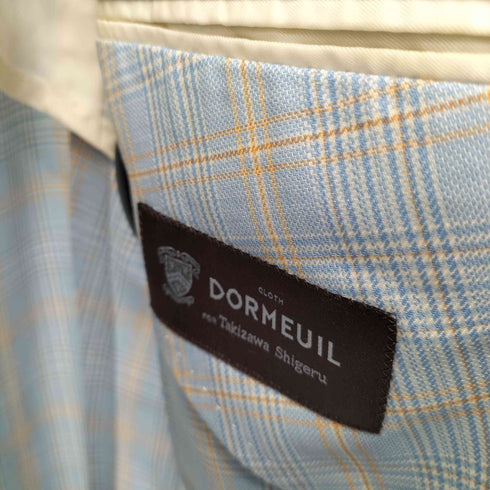Takizawa Shigeru DORMEUIL ウール チェック柄 3B テーラードジャケット メンズ