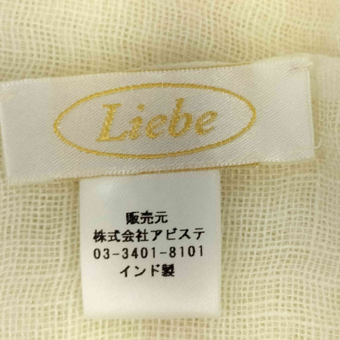 LIEBE 刺繍リネンストール レディース