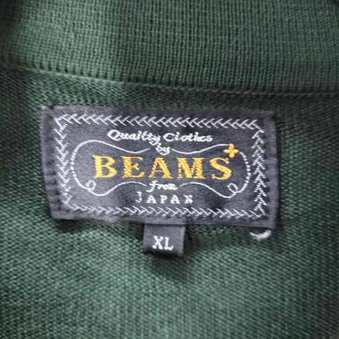 ビームスプラス BEAMS+ レーヨン コットン 12ゲージ ストライプ ポロシャツ メンズ JPN:XL