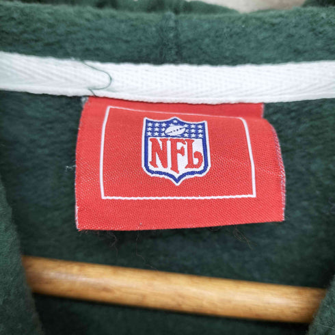 エヌエフエル NFL フロントロゴ刺繍プルオーバーパーカー メンズ