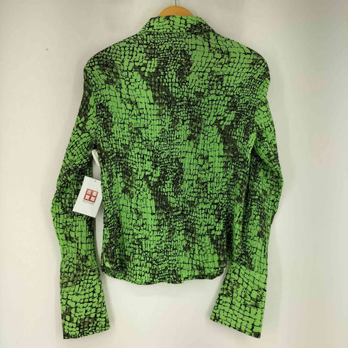 JAIPUR パイソン柄プリーツ L/S シャツ レディース JPN:S