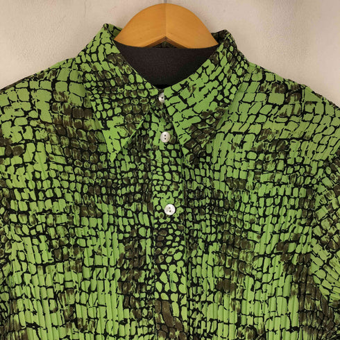 JAIPUR パイソン柄プリーツ L/S シャツ レディース JPN:S