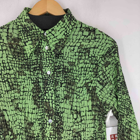 JAIPUR パイソン柄プリーツ L/S シャツ レディース JPN:S