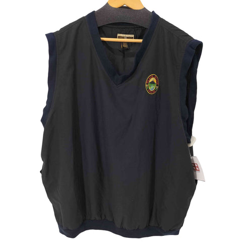 ノースエンド NORTH END 90S フロントワッペン ピステ ナイロンベスト メンズ JPN:XL