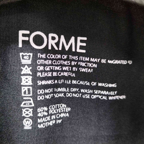 フォルメ forme 10周年 LOVE チャリティーTシャツ レディース FREE