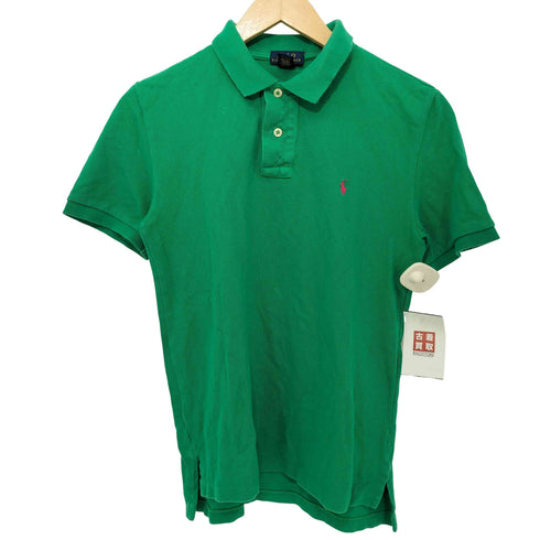 ポロラルフローレン POLO RALPH LAUREN ポニー刺繍 鹿の子 S/S ポロシャツ レディース import:M