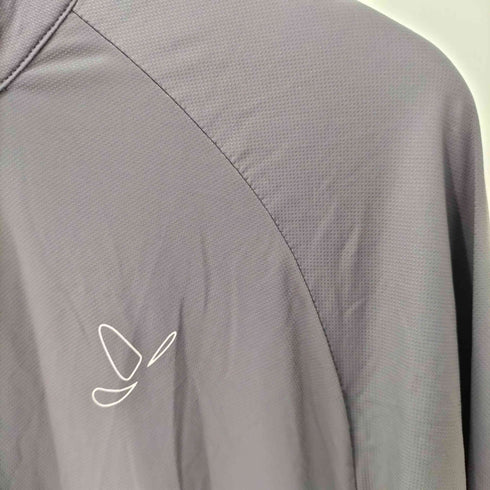 YAUSYE ロゴプリント ハーフジッププルオーバー メンズ import:XL