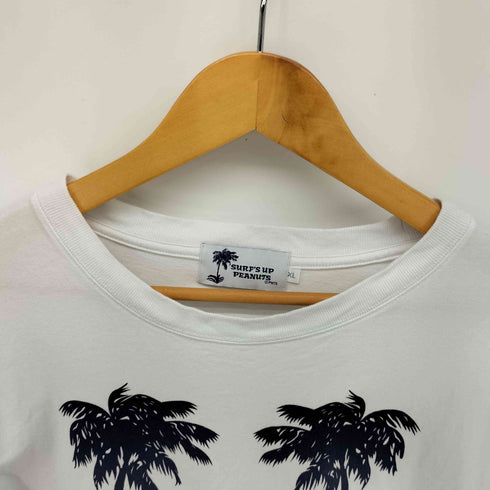 SURF'S UP PEANUTS ハワイ USキャラクター クルーネックTシャツ メンズ XL